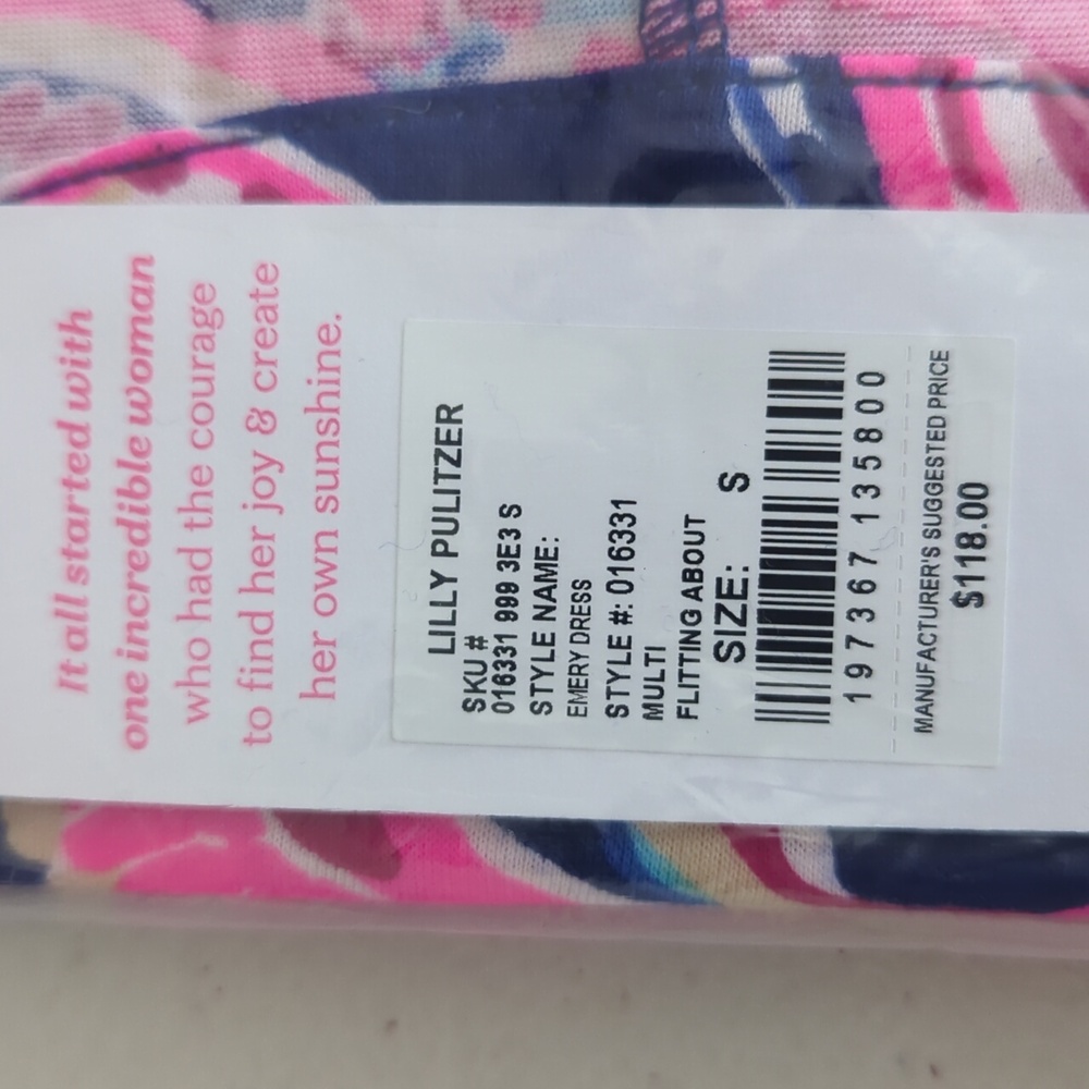 NWT Lilly Pulitzer Emery Dress - Picture 3 of 4